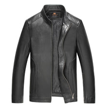 Men's Leather Jackets 2017 Autumn Winter Soft  Leather Jackets Sheepskin Coat For Men Leather Clothing Big Size