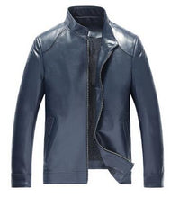 100% genuine leather jacket men red soft sheepskin  jacket  fashion genunie leather jacket/coat men