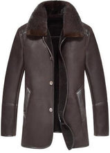 2017 Winter Brand New Genuine Leather Thick Warm Wool Liner Men's Suede cowkin and sheepskin Leather Coat Winter Leather Jacket
