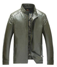 Brand Mens Genuine Leather Jackets 100% sheepskin Black M-4XL  Leather & Suede Men Genuine Leather Jaket Coats