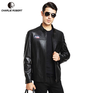 100% Brand Genuine Leather Jacket Male Plus Size 4XL/5XL Man Leather Jacket  Jaquetas Masculinas Inverno Couro Motorcycle Coat