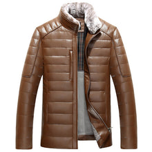 New real sheep leather men short style Slim stand collar leather down jacket male tide fashion outerwear solid color coat MZ1151