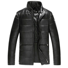 100% Sheepskin Genuine Leather Jacket Male 2016 Brand Men's Slim Causal Motorcycle Jacket jaqueta de couro masculina MC1673