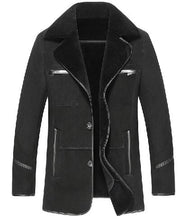Russian Winter Thick Leather Garment Business Casual Leather Jacket Lapel Cashmere Lined High Quality Warm leather Coat Big size