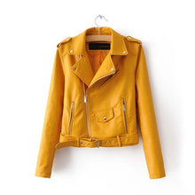 PU Leather Jacket Zipper