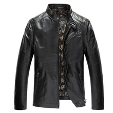 Brand Mens Genuine Leather Jackets 100% Goatskin Black M-4XL Spring Leather & Suede Men Genuine Leather Jaket Coats