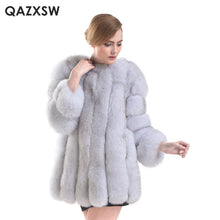 Plus Size M-5XL Women Winter 2017 New Parkas Fashion Natural Genuine Leather Fox Fur Jacket Bridal Full skin Fox Fur Coat LH340