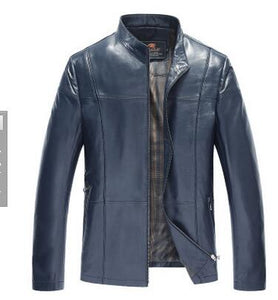High Quality Genuine Leather Jackets Men Coats Genuine Sheepskin Brand Black Male Motorcycle Leather Jacket Winter Coat Men 2016