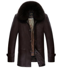 2016 New men suede jacket winter warm men's leather jackets and coats PU leather jacket men long winter jacket with fur collar