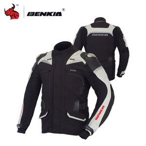 BENKIA Blouson Moto Motorcycle Reflective Jacket Motocross Clothing Petto Motocross Jaquetas Motoqueiro Moto Jacket 4 color