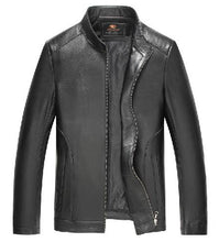 Men's Leather Jackets 2017 Autumn Winter Soft  Leather Jackets Sheepskin Coat For Men Leather Clothing Big Size