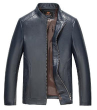 Men's Leather Jackets 2017 Autumn Winter Soft  Leather Jackets Sheepskin Coat For Men Leather Clothing Big Size