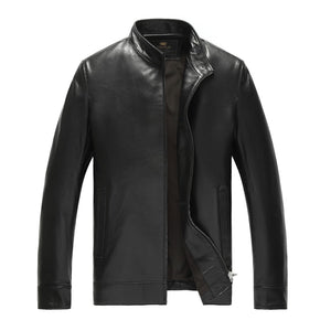 New autumn and winter Haining leather men 's leather high quality leather stand