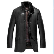 New arrival men lapel fur winter PU leather simulation leather jacket men's thicker fur plus velvet fashion warm size MLXL2XL3XL